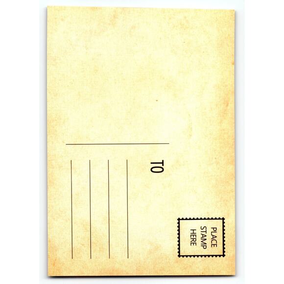 Vintage Halloween Postcard Jack O' Lantern Witch Hat Full Moon - Picture 2 of 2